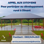 Appel aux citoyens pour participer au développement rural de Dinant