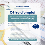 OFFRES D’EMPLOI – VILLE DE DINANT – Découvrez-les !