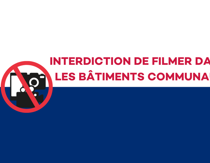 📢 Nouvelle mesure à la Ville de Dinant : interdiction de filmer, photographier ou enregistrer dans les bâtiments communaux