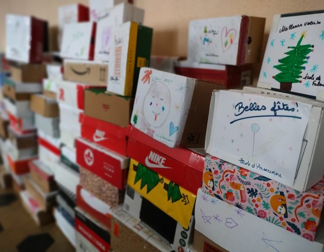 Action solidaire : Les boites de fin d&rsquo;année
