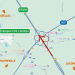 TRAVAUX – E411/A4 – Réparations urgentes à Achêne vers Bruxelles