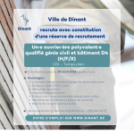 La Ville de Dinant recrute un·e ouvrier·ère polyvalent·e qualifié génie civil et bâtiment D4 (H/F/X) – CDI – Temps plein