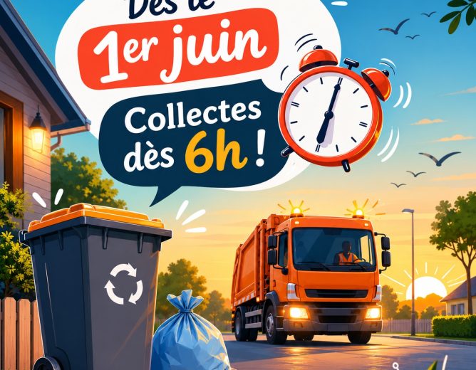 Collecte de déchets – BEP – Horaire adapté dès le 1er juin