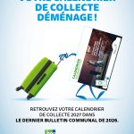 NEWS : Calendrier des collectes 2027