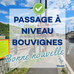 Passage à niveau Bouvignes : Bonne nouvelle !
